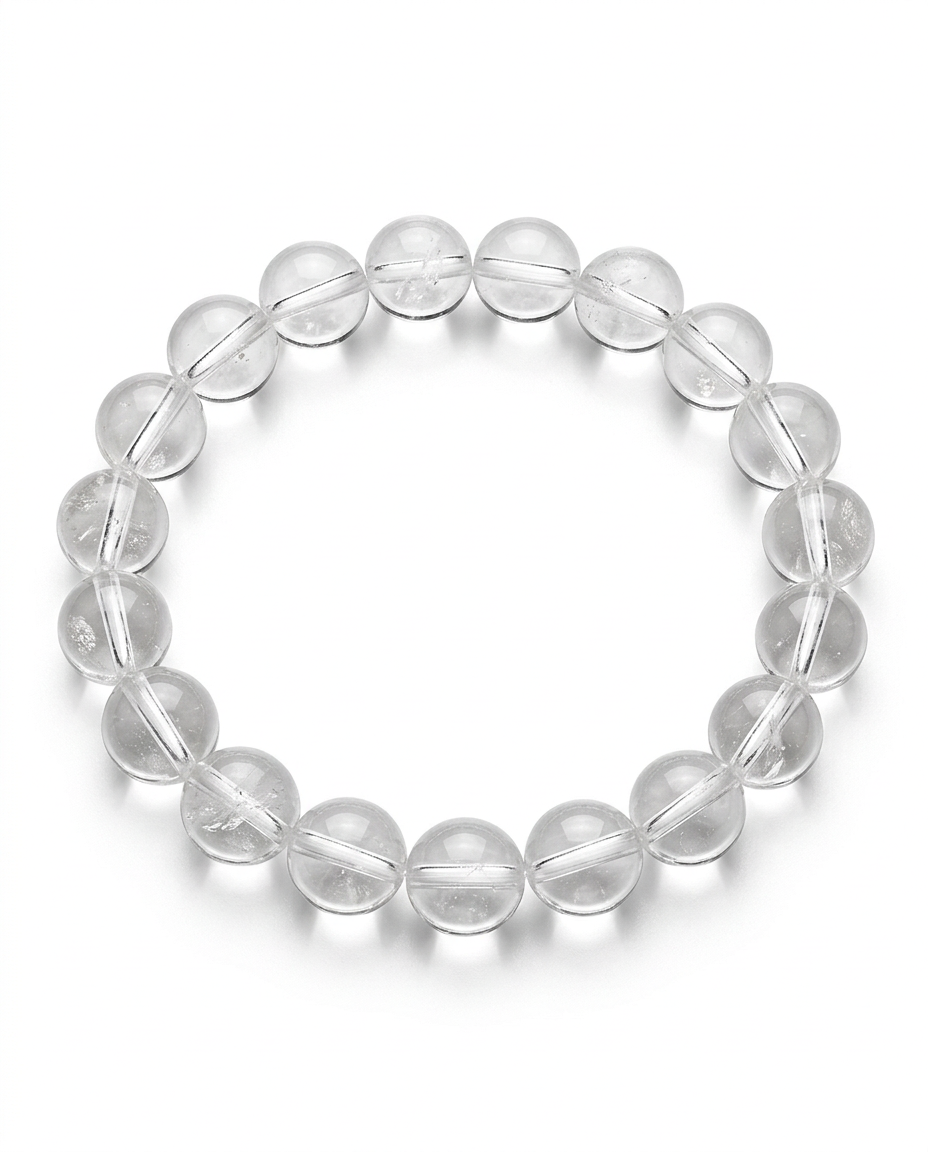 Clear Beaded Bracelet